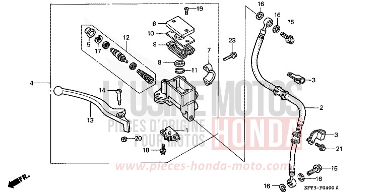 VORDERRADBREMSE von City Fly BLACK (NH1E) von 1998